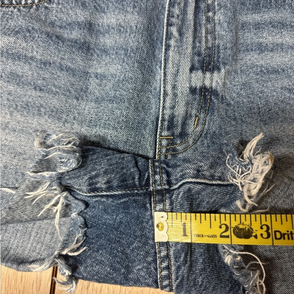 Pistola High Rise Raw Hem Denim Shorts - Picture 4 of 6